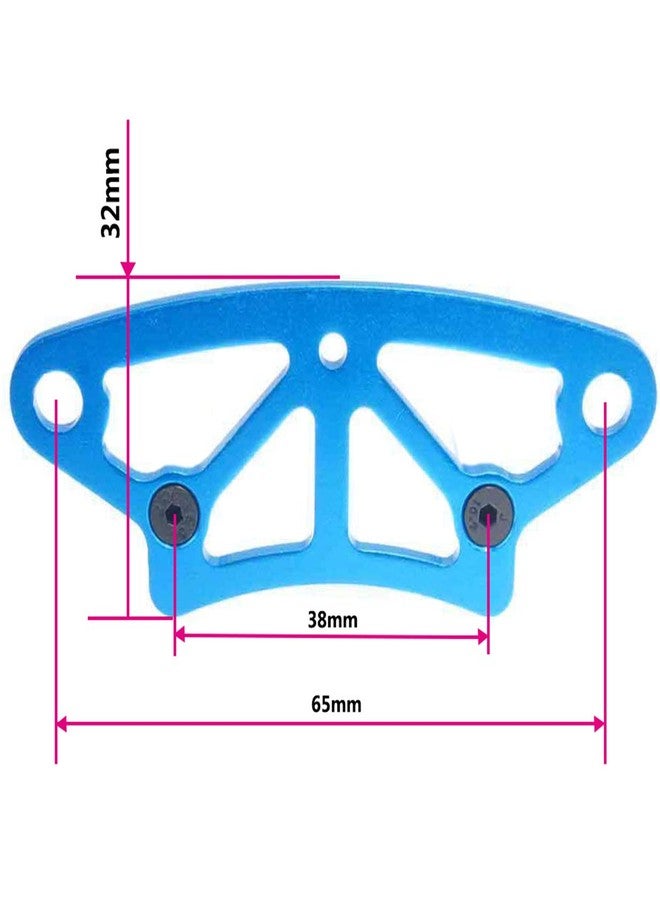 BONRI مصد أمامي من الفوم من ShareGoo، لوحة علوية من الألومنيوم لقضيب المصد متوافقة مع سيارة HSP Redcat Racing 1/10 RC Drift Car Lightning EP Drift/EPX Pro/STK Lightning STR - Image 3